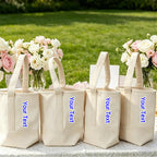 Canvas Wine Carrier Bag 2 Bottles (Customizable)