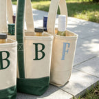Canvas Wine Carrier Bag 2 Bottles (Customizable)
