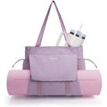 Yoga Mat Bag Tote Yoga Gym Bags with Waterproof Wet Pocket & Hook-and-loop