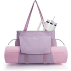 Yoga Mat Bag Tote Yoga Gym Bags with Waterproof Wet Pocket & Hook-and-loop