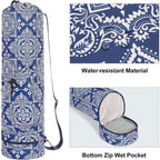 Yoga Mat Carrier with Multi-Functional Storage Pockets