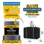 Thick Personal Item Duffel Bag, Under Seat Bag for Spirit & Frontier