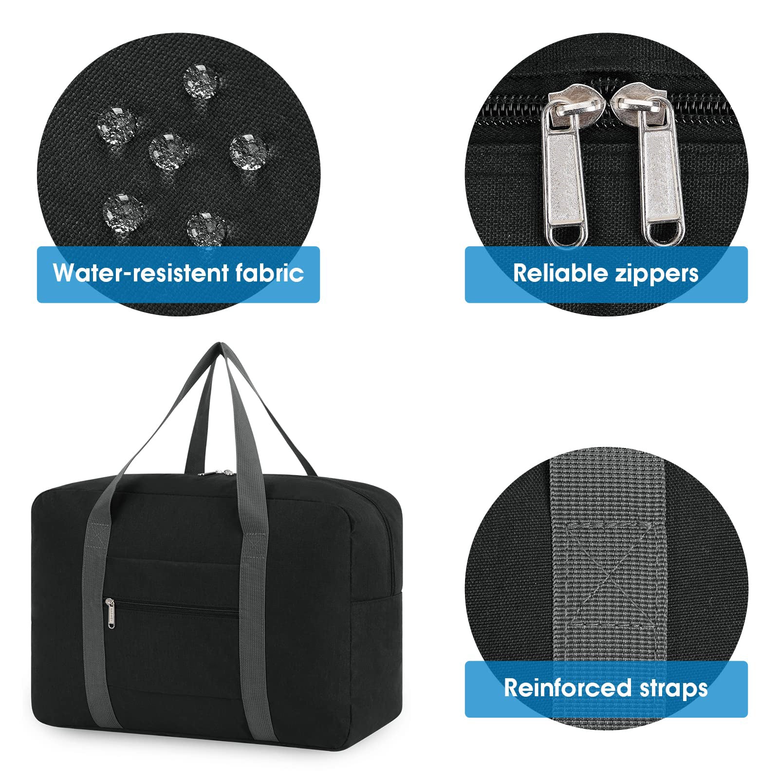 Thick Personal Item Duffel Bag, Under Seat Bag for Spirit & Frontier