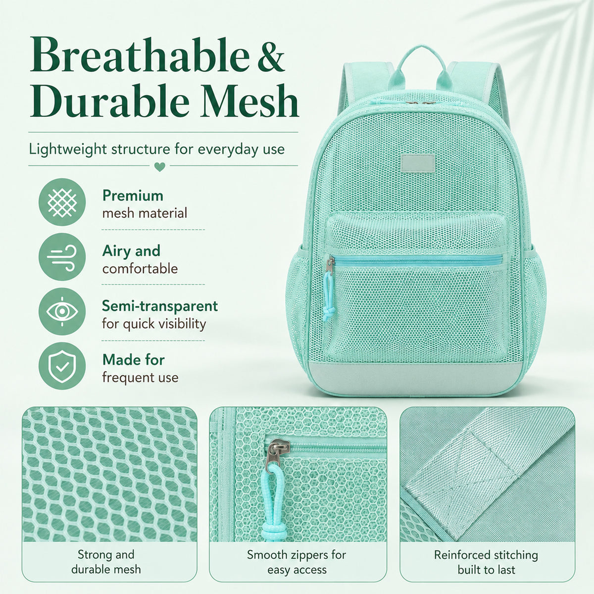 Lightweight Mesh Backpack