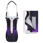 Gradient Insulated Tumbler Carrier with Handle Cutout & Detachable Strap