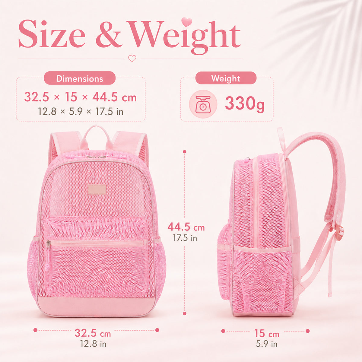 Lightweight Mesh Backpack