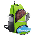 Drawstring Backpack for balls with Ball & Shoe Compartment