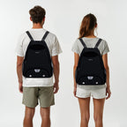 Drawstring Backpack for balls with Ball & Shoe Compartment