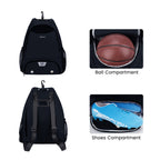 Drawstring Backpack for balls with Ball & Shoe Compartment