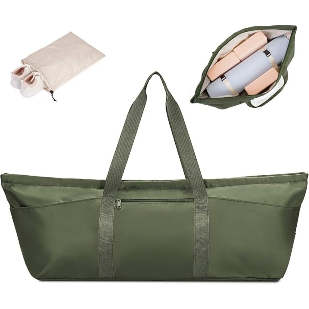Gym Duffle Bag With Yoga Mat Straps Inside