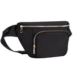 Water Resistant Multi-Pocket Fanny Pack Adjustable Crossbody Waist Bag