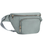 Water Resistant Multi-Pocket Fanny Pack Adjustable Crossbody Waist Bag