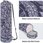 Yoga Mat Carrier with Multi-Functional Storage Pockets