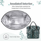 Floral Insulated Lunch Bag