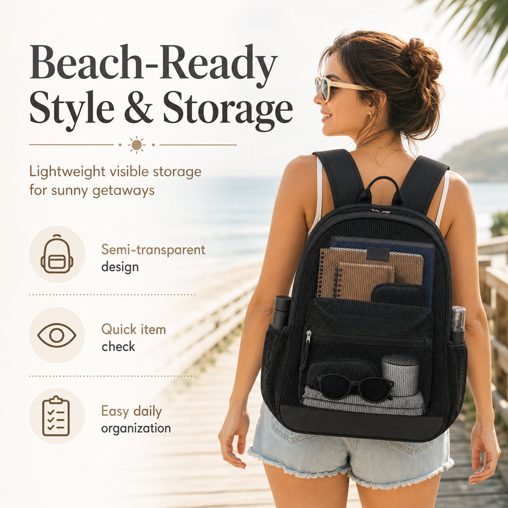 Lightweight Mesh Backpack