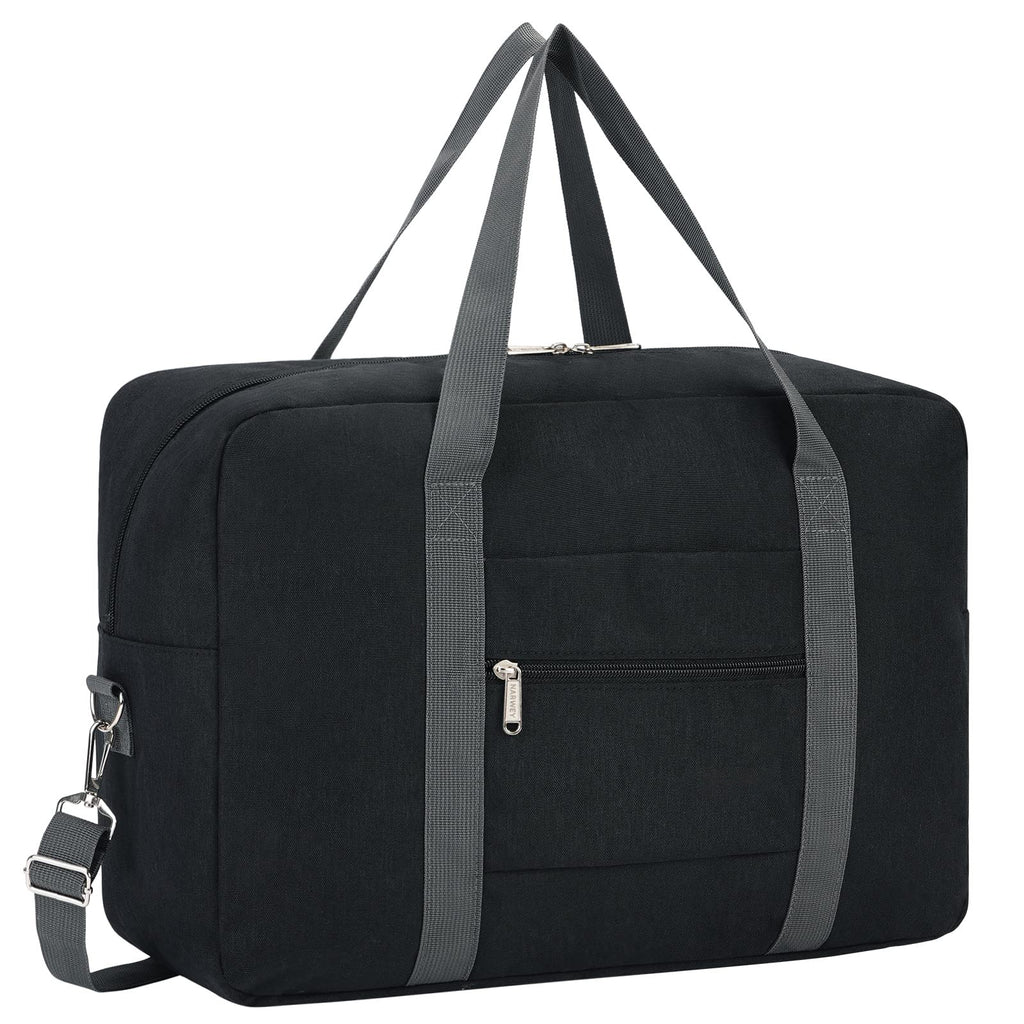 Thick Shape-Retaining Travel Duffle Bag, Airline Personal Item Under Seat Bag