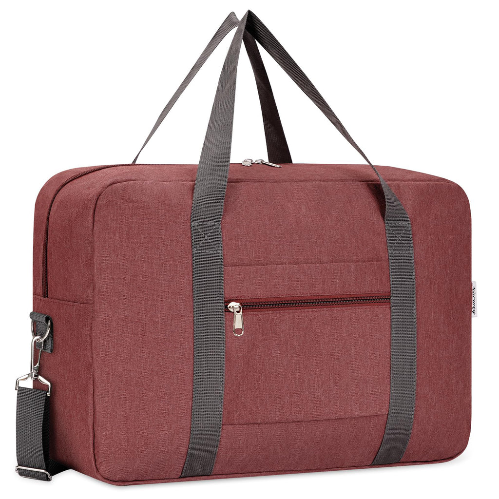 Thick Shape-Retaining Travel Duffle Bag, Airline Personal Item Under Seat Bag