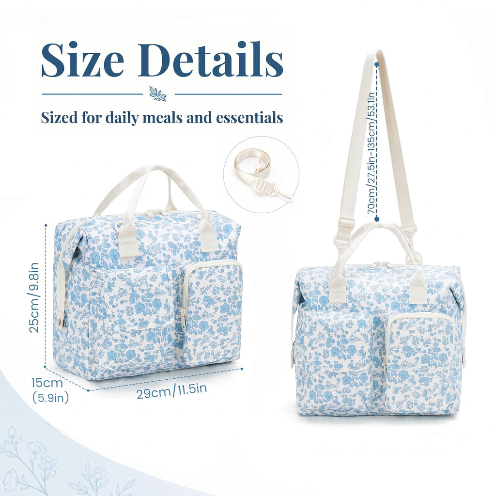 Floral Insulated Lunch Bag