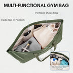 Gym Duffle Bag With Yoga Mat Straps Inside