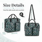 Floral Insulated Lunch Bag