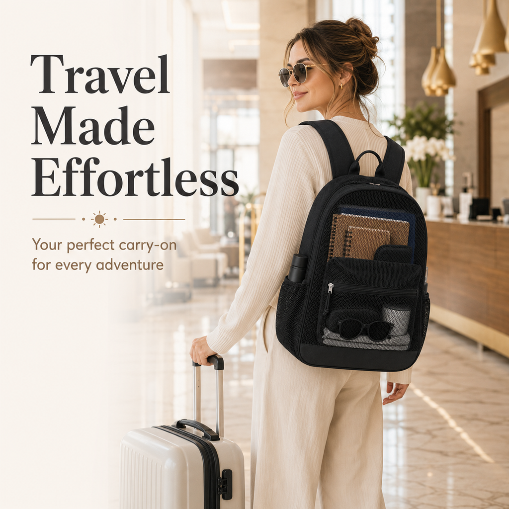 Lightweight Mesh Backpack