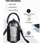 Large Water Bottle Bag for 32/40/64oz Cup & Tumbler