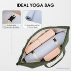 Gym Duffle Bag With Yoga Mat Straps Inside