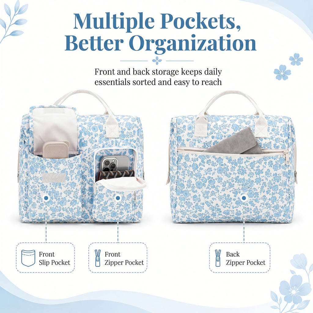 Floral Insulated Lunch Bag