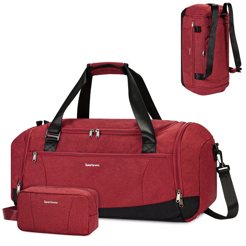 Gym Duffel Bag with Shoe & Wet Dry Compartment
