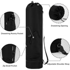 Yoga Mat Bag with Water Bottle Pocket and Wet Pocket