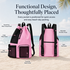 Drawstring Beach Backpack