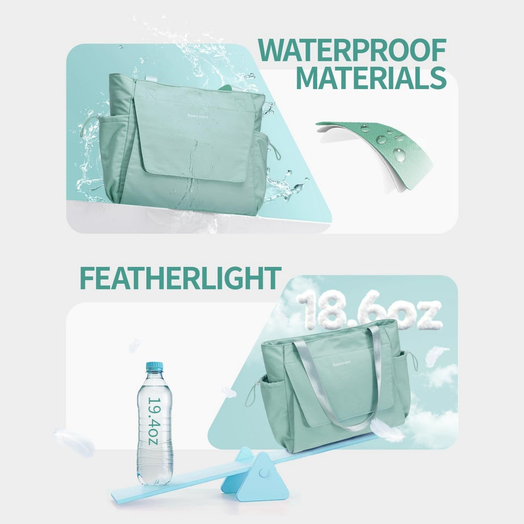 Yoga Mat Bag Tote Yoga Gym Bags with Waterproof Wet Pocket & Hook-and-loop