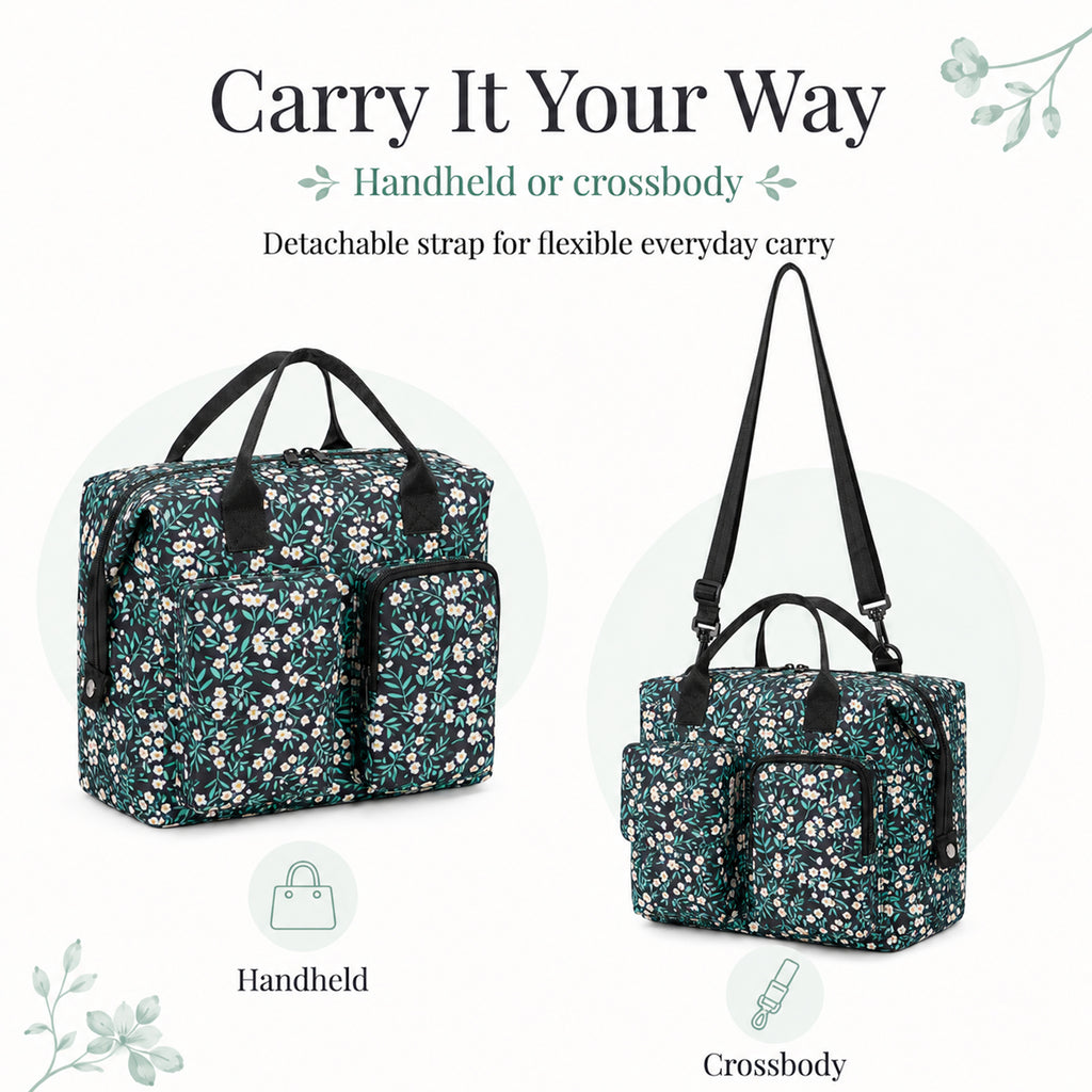 Floral Insulated Lunch Bag