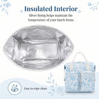 Floral Insulated Lunch Bag