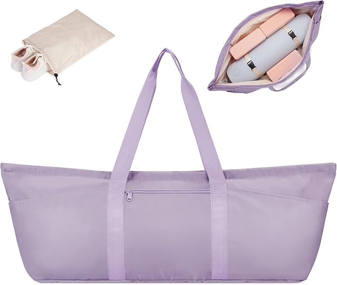 Gym Duffle Bag With Yoga Mat Straps Inside