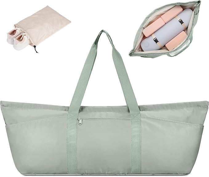 Gym Duffle Bag With Yoga Mat Straps Inside