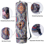 Yoga Mat Carrier with Multi-Functional Storage Pockets