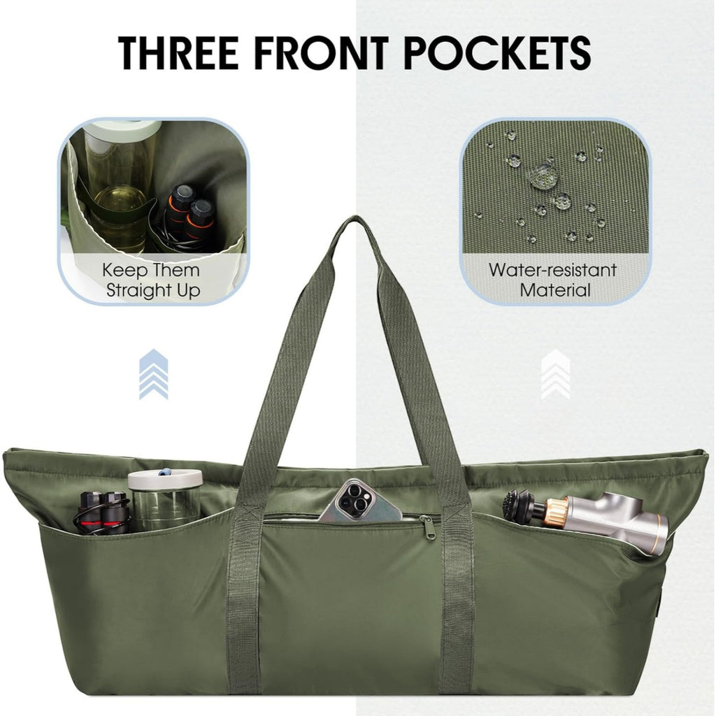 Gym Duffle Bag With Yoga Mat Straps Inside