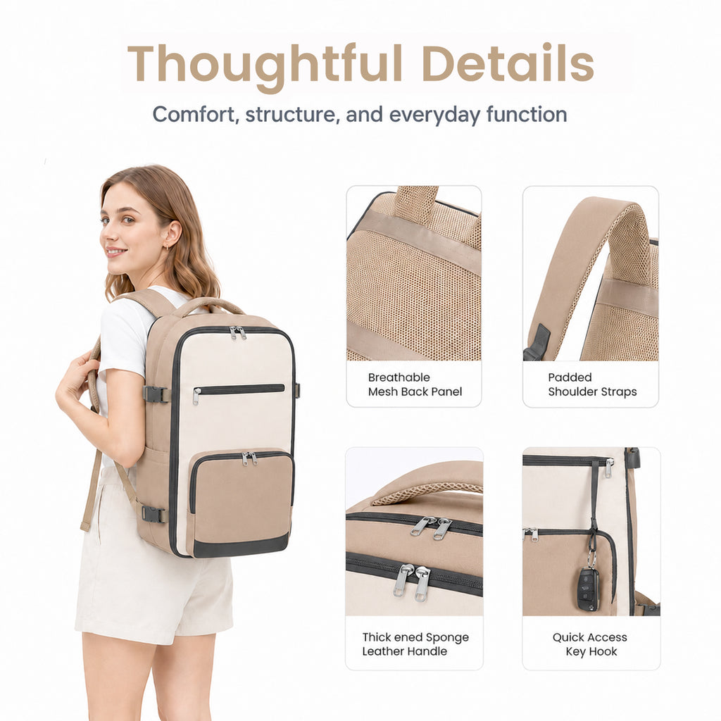 4 Pcs Travel Backpack Set
