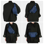 Water Resistant Multi-Pocket Fanny Pack Adjustable Crossbody Waist Bag