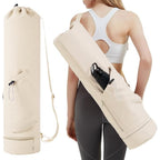 Yoga Mat Bag with Water Bottle Pocket and Wet Pocket