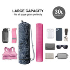 Yoga Mat Carrier with Multi-Functional Storage Pockets