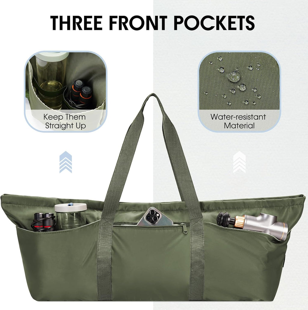 Gym Duffle Bag With Yoga Mat Straps Inside