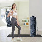 Yoga Mat Carrier with Multi-Functional Storage Pockets