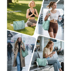 Yoga Mat Bag Tote Yoga Gym Bags with Waterproof Wet Pocket & Hook-and-loop