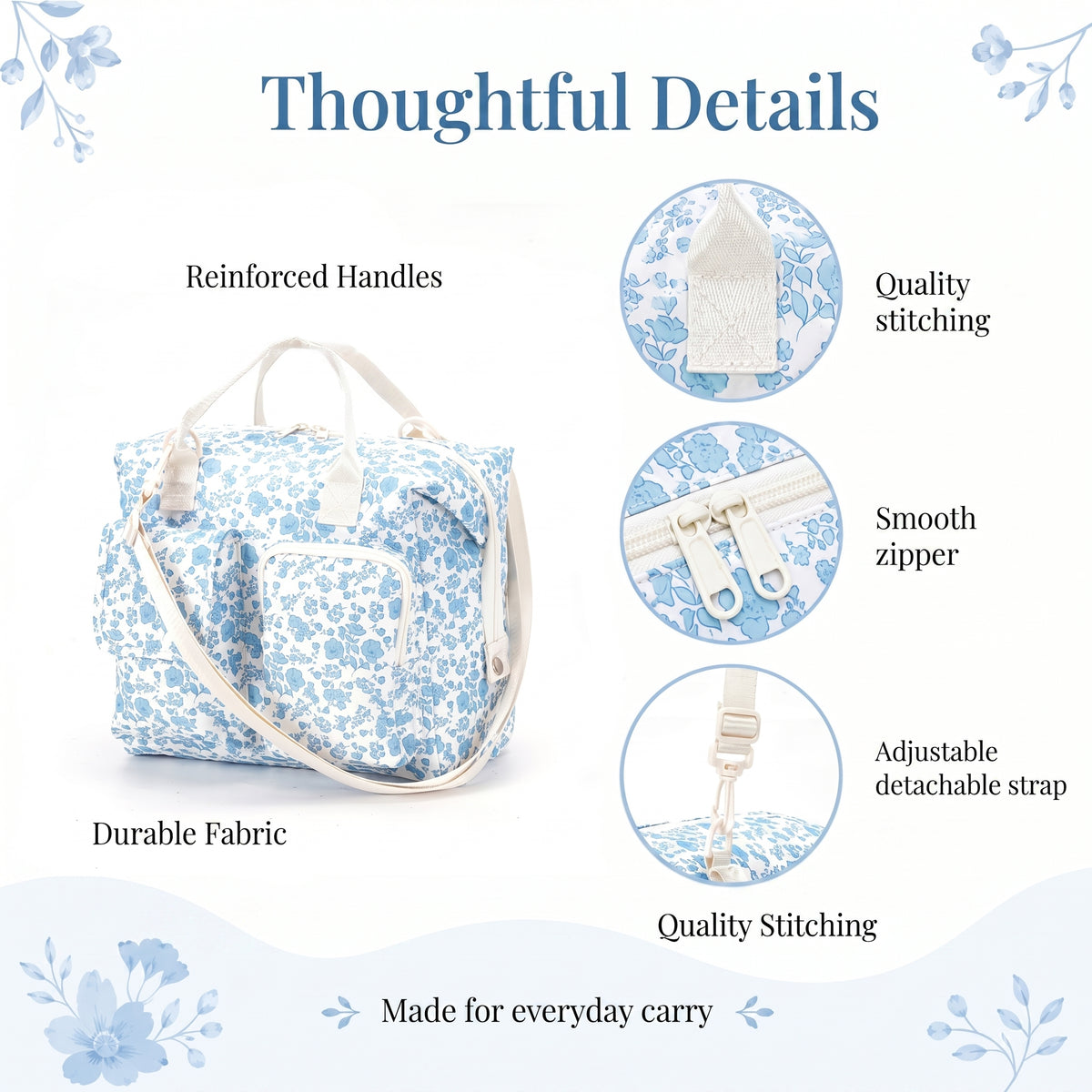 Floral Insulated Lunch Bag