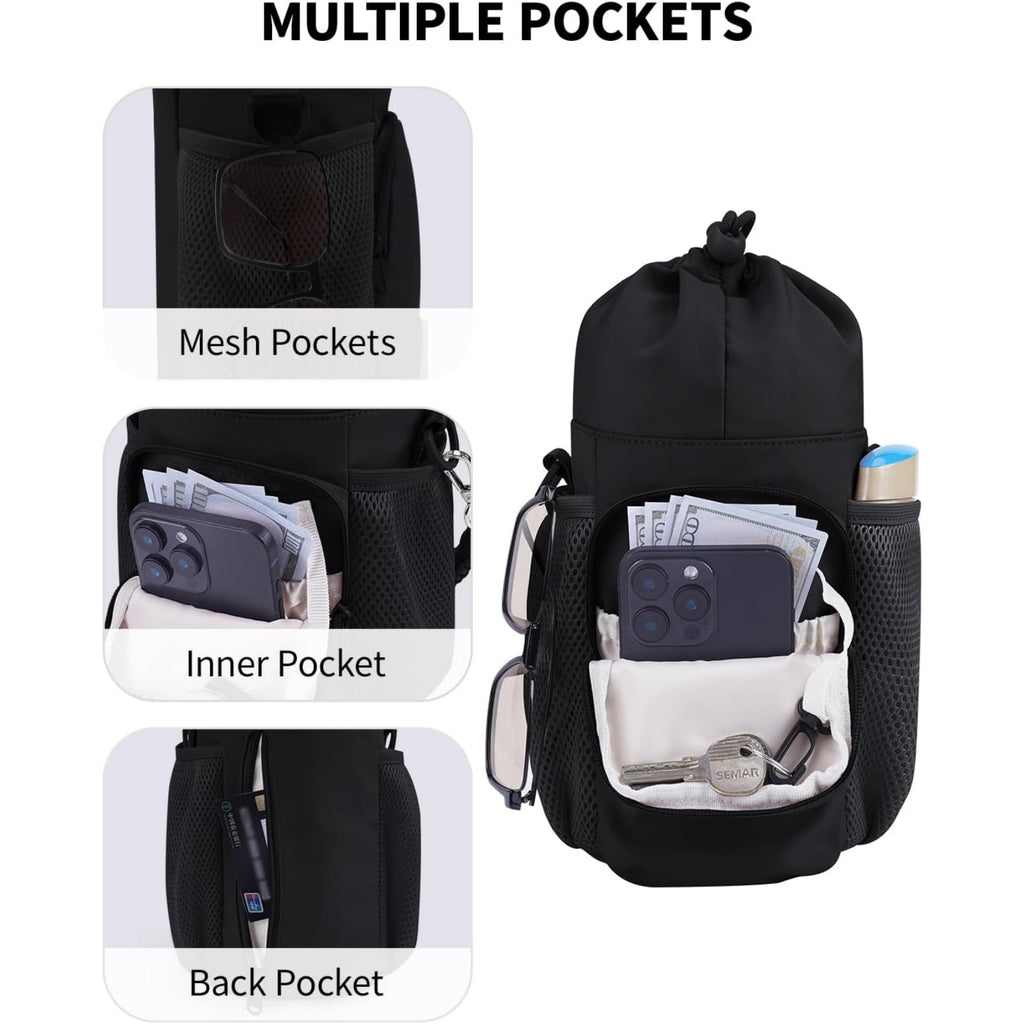 Large Water Bottle Bag for 32/40/64oz Cup & Tumbler