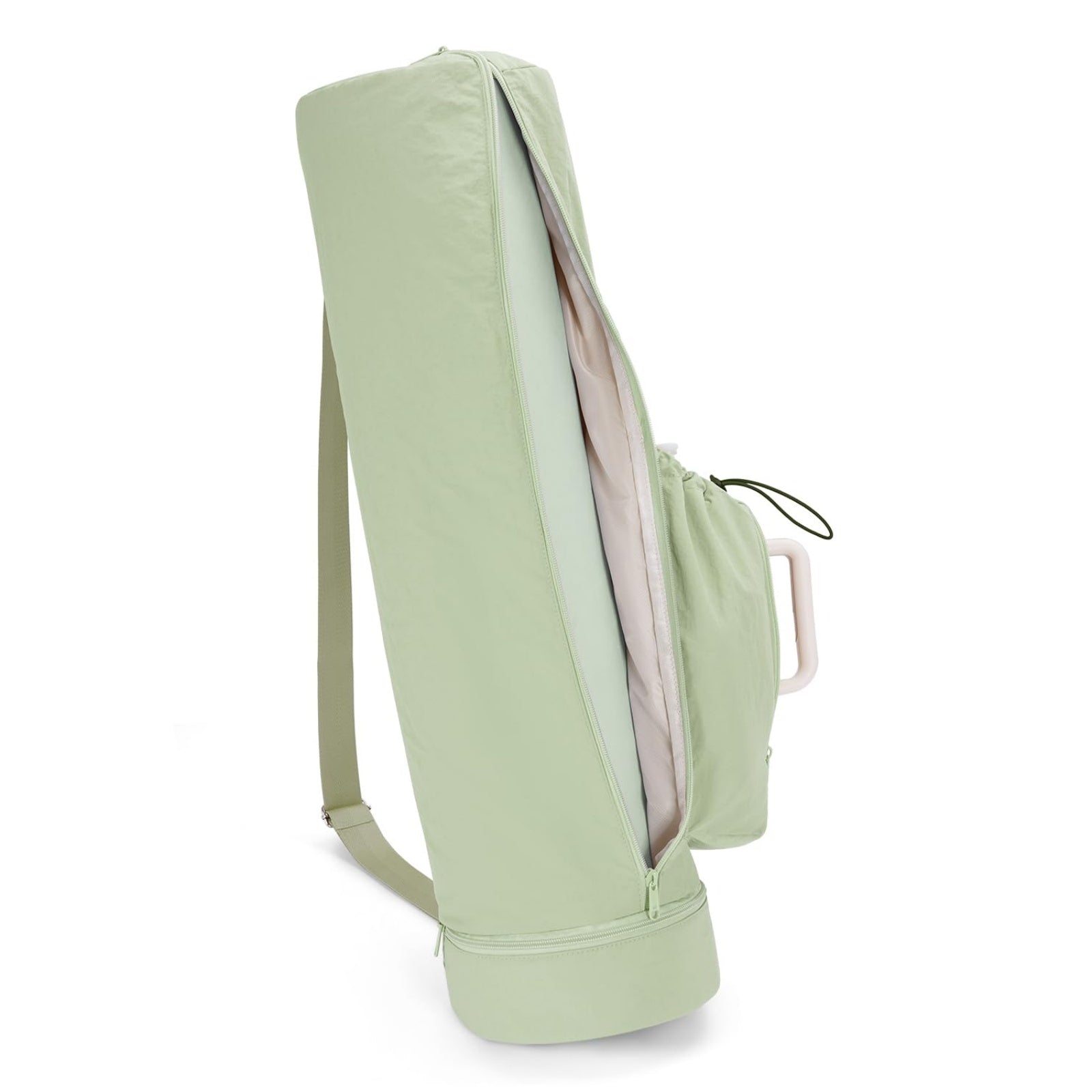 Yoga Mat Bag Puffy Water Resistant with Wet Dry Separation Pocket