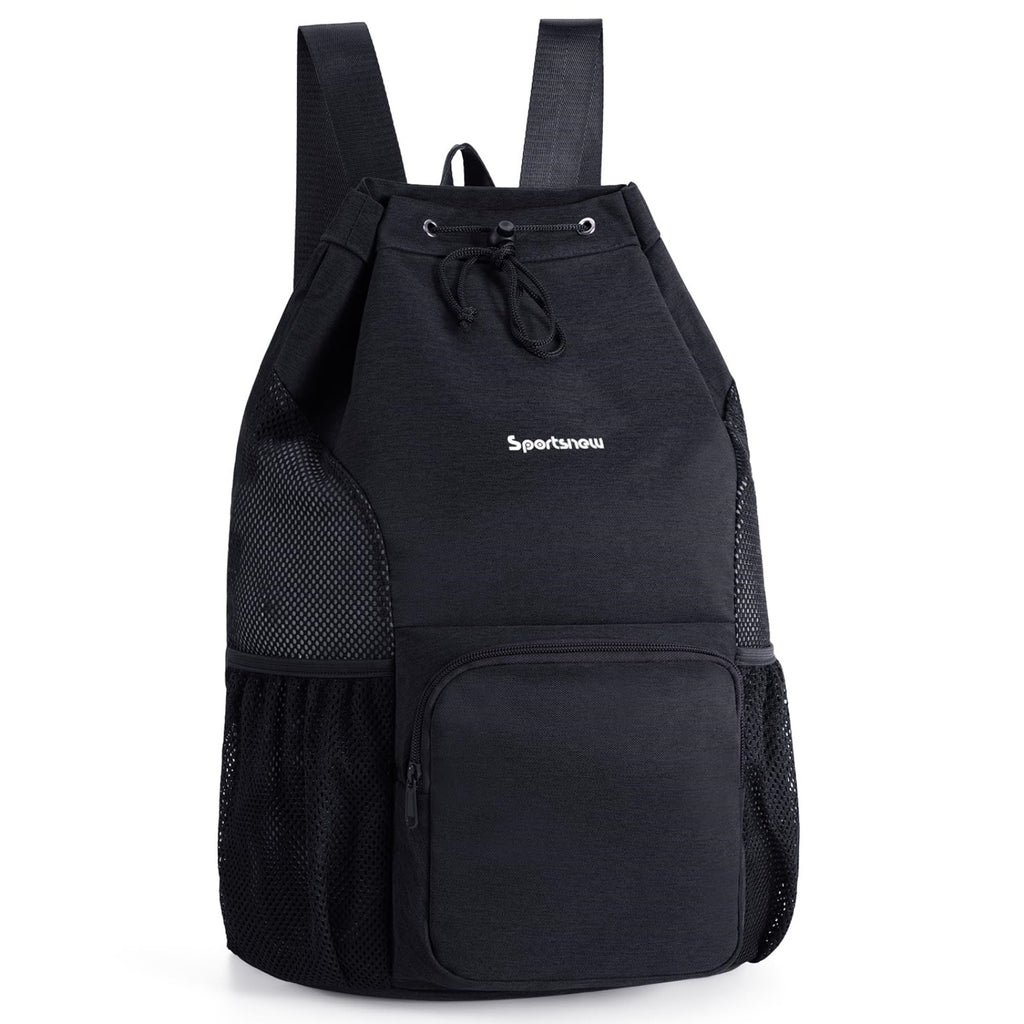 Swim Bag Mesh Beach Drawstring Backpack