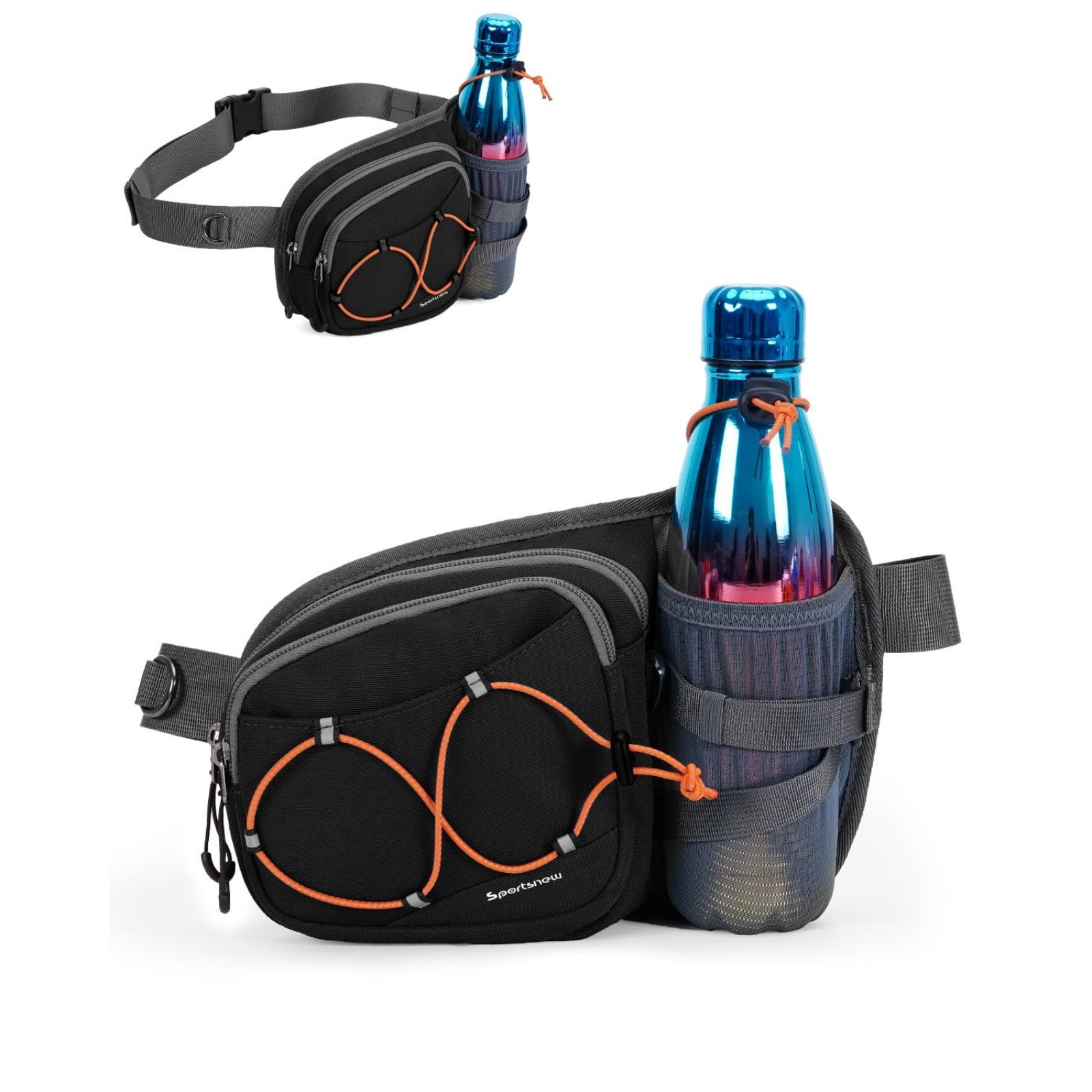 Hydration Waist Pack with Water Bottle Holder